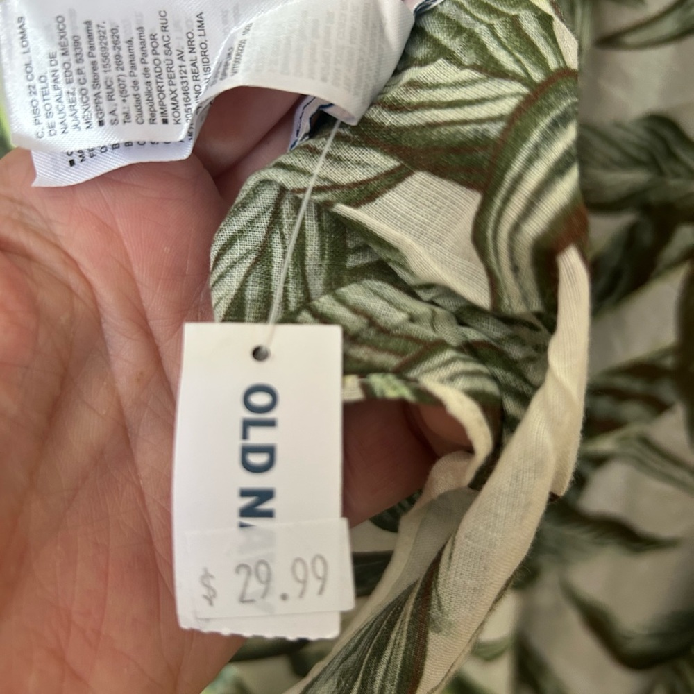 Leaf Print Kimono Cover-Up - Picture 3 of 5
